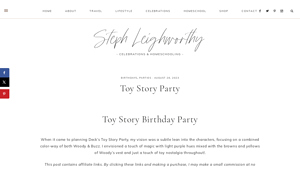Steph Wentworth - Toy Story Party Supplies
