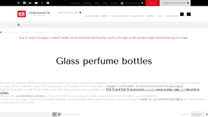 Stocksmetic - Glass Perfume Bottles Collection