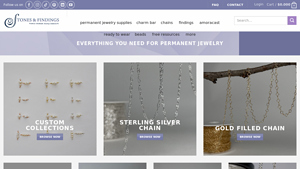 Stones and Findings - Permanent Jewelry Supplies