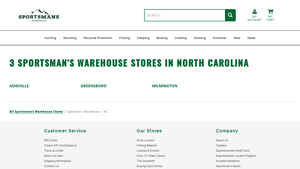 Sportsman's Warehouse - North Carolina Stores