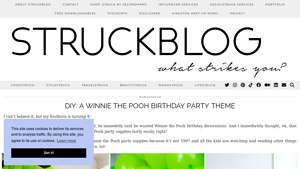 Struck Blog - Winnie the Pooh Birthday Supplies