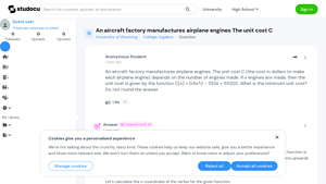 Studocu - Engine Manufacturing Cost
