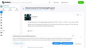 Studocu - Growth Rate Calculation