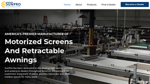 SunPro Products - Motorized Awnings and Screens