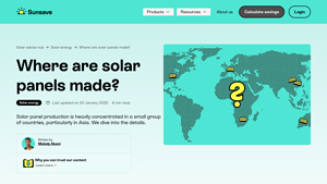 SunSave - Solar Panel Production Insights