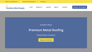 Sunshine Metal Supply - Metal Roofing Panels