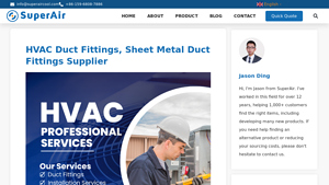 Superaircool - HVAC Duct Fittings