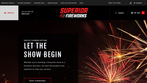 Superior Fireworks - Assorted Repeaters and Glittering Waterfalls