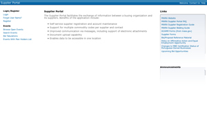 Supplier Portal - Self-Service Registration
