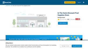 SureCritic - In The Swim Discount Pool Supplies