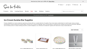 Sur La Table - Ice Cream Sundae Bar Supplies