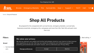 Survive Outdoors Longer - Heavy Duty Emergency Blanket