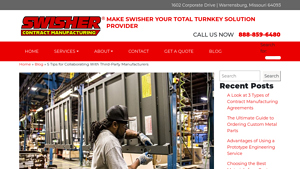 Swisher - TURNKEY Manufacturing Solutions