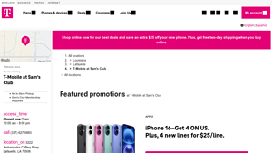 T-Mobile - Sam's Club Location