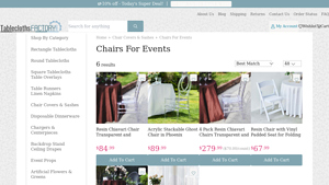 TableclothsFactory - Resin Chiavari Chair