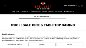 Tabletop Dominion - Wholesale DND Dice