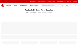 Target - Football Party Supplies