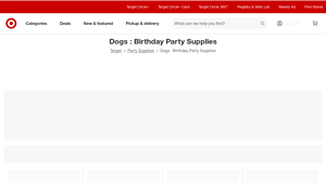 Target - Dog Birthday Party Supplies