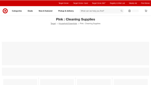 Target - Pink Cleaning Supplies