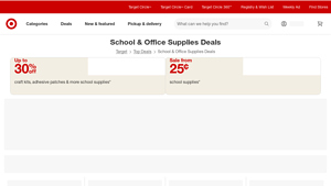 Target - Craft Kits & School Supplies Sale