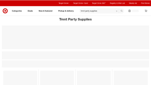 Target - TMNT Party Supplies
