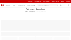 Target - Retirement Party Decorations