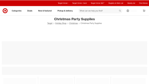 Target - Christmas Party Supplies