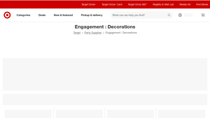 Target - Engagement Party Decorations