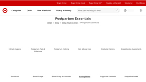 Target - Postpartum Essentials