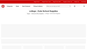 Target - Cute School Supplies