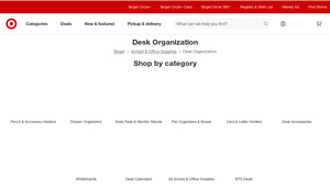Target - Desk Organizers