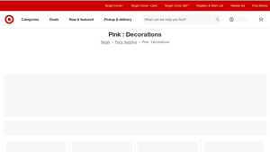 Target - Pink Party Decorations