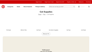 Target - Cat Supplies