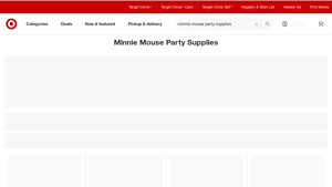 Target - Minnie Mouse Party Supplies
