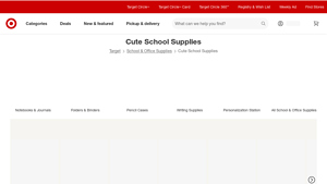 Target - Cute School Supplies
