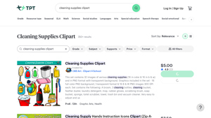 I 365 Art - Cleaning Supplies Clipart