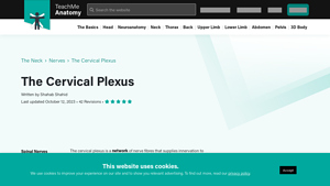 Teach Me Anatomy - Cervical Plexus Insights