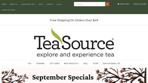 Tea Source - White Tea & Green Tea