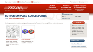 Tecre - Button Making Supplies & Accessories