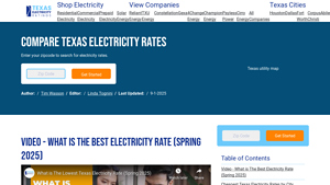 Texas Electricity Ratings - Compare Lowest Rates