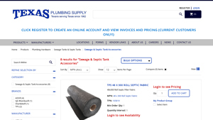 ADS - 48 x 300 Roll Septic Fabric