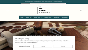 The Bag Making Suppliers - Sustainable Leather Solutions