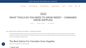 The Bud Grower - Essential Grow Equipment