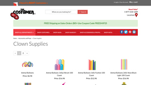 The Costumer - Clown Supplies