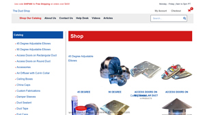 The Duct Shop - Duct Accessories & Adjustable Elbows
