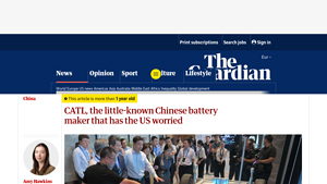 CATL - Electric Vehicle Batteries