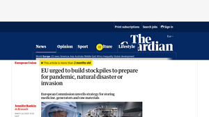 EU - Essential Goods Stockpiles