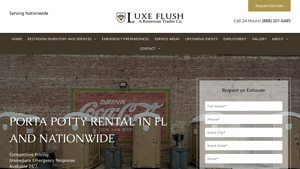 The Luxe Flush - Portable Restroom Rentals