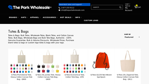 The Park Wholesale - Bulk Totes