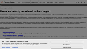 Thomson Reuters - Diverse Supplier Database